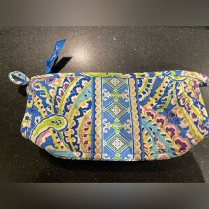 Vera Bradley CapriBlue Make Up Bag - like new